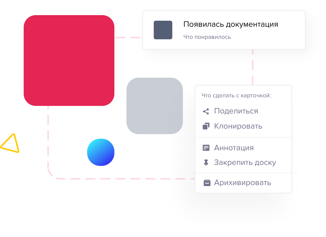 Интерфейс настройки доски ретроспективы