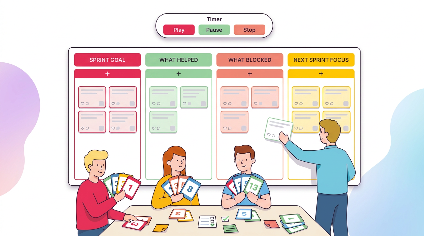 Planning Poker — командная оценка задач картами со скрытыми значениями